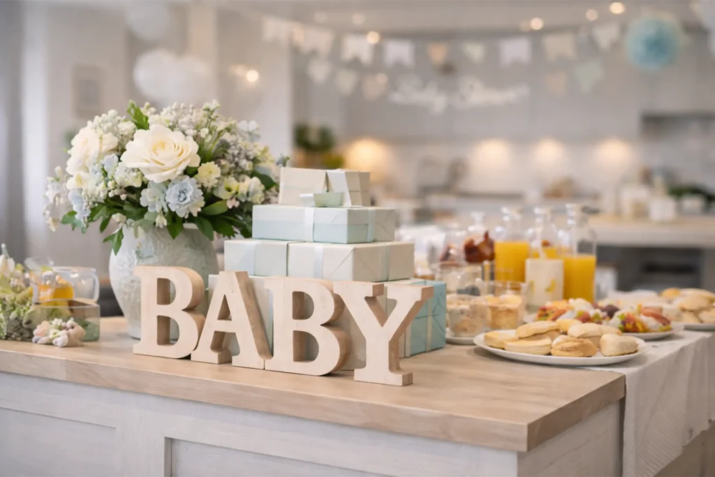 Baby shower dekoracija